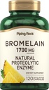 Piping Rock Bromelain Supplemento | 1700 mg | 120 capsule | Ananas Enzyme | Non-GMO, Gluten Free