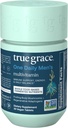 True Grace One Daily Men’s Multivitamin Fermented Minerals, Organic Adaptogens & Mushrooms Whole Body Balance Immune, Endurance, Bone & Heart Support - Non-GMO, Gluten Free - 30 Vegan Tablet