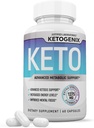 Ketogenix Keto Pills 1275MG Nuova formula &amp; Migliorata Contiene Aceto di Sidro di Mela Polvere di Olio Extra Vergine di Oliva Polvere di Tè Verde Foglia 60 capsule