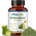 FineLand Bitter Melon 25:1 Estrarre 12.500 mg di resistenza, 10% principii più grossi, 160 Vegan capsule, Supporta la salute digestiva, Standardized e concentrato 25X Extract, Non-OGM Made in USA