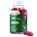 VITEEY Zinc Gummies per uomini e donne - Integratori di zinco 50mg - Immune Boost & Skin Health - Vegan, Gluten Free - 60 Count