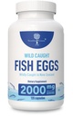 Uova di pesce selvatico 2.000mg - Supplemento Omega 3 per occhio, salute del cervello, sostiene l'immunità, le ossa e i denti, il supporto del mood con Omega 3-6-9 Fish Egg capsule