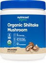 Nutricost Organic Shiitake Mushroom Powder 8oz - 100% Organic Certified, Gluten Free, Non OGM