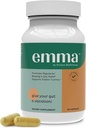 Emma Gut Health - Rilievo del gas e del Bloating, costipazione, Leaky Gut Repair - Gut Cleanse & Restore Digestion - Regolare il movimento Bowel. Probiotici e alternativa lassativa, 60 capsule