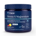 Minerali di Trace | Polvere di Magnesio Stress-X | Rilievo di Stress, Regolarità, Rilassamento, Sonno, Energia, Rilassanti i muscoli, Funzione cellulare | Non OGM, Gluten Free e Certificato Vegan | Raspberry Lemon Flavor|8.5 oz
