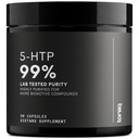 Toniiq Ultra High Strength 5HTP Capsule - 99%+ Altamente purificato e biodisponibile - 12:1 Estratto concentrato - 200mg - 90 capsule vegetali