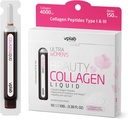 VPLab Ultra Women's Beauty Liquid Collagen - Biotin-Infuse Multivitamin Complex con Peptidi Tipo I & III Supplemento per Pelle, Capelli e Unghie - Bevande Mix per Donna Imballata con Vitamina B Group,10