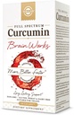 Solgar Full Spectrum Curcumin Brain Works, 90 Licaps - Support Memory Recall, Focus, Funzione cognitiva - Supporto antiossidante - Curcumina, BacoMind, Choline, Vitamina B12 - Non-GMO, Vegan - 30 Serve