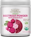 Polvere della radice della barbabietola della natura – 56 Serve (8oz) - Booster dell'ossido nitrico per l'energia, la stamina, la salute del cuore e le prestazioni atletiche