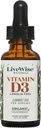 Gocce liquide di vitamina D3 organiche, Vegan, Non OGM, Basato su piante, 200 UI per goccia, Supporta Immune, Bone e Mood Health, Easy-to-Absorb, in olio MCT 1.000 IU