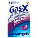 Gas-X Massima resistenza Rilievo del Gas Softgels con Simethicone 250 mg per Bloating Relief - 50 Conte