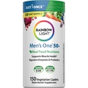 Luce arcobaleno Multivitaminico per gli uomini 50+, Vitamina C, D & Zinc, Probiotici, Uomo One 50+ Multivitamina Fornisce supporto immunitario ad alta potenza, Non OGM, Vegetariano, 150 compresse
