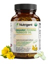 Integratore di olio di Sera Organica Primrose, 940 mg 100% puro con 10% GLA, capsule organiche liquide ad alto assorbimento, promuove la salute e la salute della pelle delle donne, pressato a freddo, 60 conte