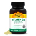 Vita Country Vitamina D3 5000 IU per Immune e Bone Salute, Assorbimento di calcio e salute del colon - Sorgente sostenibile da Lanolin, Disponibile in varie forze