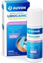 AUVON lidocaina Roll-On con olio essenziale, nessun applicatore Mess, lidocaina di massima resistenza, assorbimento rapido a Numb & Soothe dolore sollievo per ginocchio, spalle, FSA / HSA eleggibile, lavanda, 2.5 OZ, 1 confezione