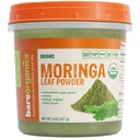 BareOrganics Moringa Leaf Superfood Powder, Organico, Vegan Supplement, 8 once