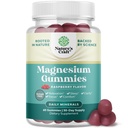 Gummie di Magnesio Calma senza zuccheri per adulti - Gummie di Citrato di Magnesio Rilassante con Mag Elemental - Cuciture Morbide Soffici di Soffitto Aroma - Body & Mind Relax - 60 Conte