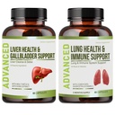Integratore per la salute polmonare e il supporto immunitario - Pulite polmonare e disintossicazione con vitamine dell'immunità per polmoni migliori, difesa immunitaria, polmoni trasparenti e respirazione profonda compreso Quercetin & Cordyceps. Fornitura di due mesi