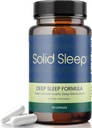 Formula di sonno profondo, Natural Sleep Aid Senza Melatonina, Magnesio Bisglycinate, L. Theanine, Inositol, Pillole di sonno per adulti, 60 capsule vegane