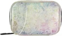 Borsa da viaggio dell'organizzatore della pillola di viaggio della borsa del fiore dell'annata di 7 giorni con la cerniera portatile settimanale formato compatto per il supporto del supplemento della vitamina