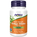 NOW Integratori alimentari, Ginkgo Biloba 120 mg, Doppia resistenza, Progetto non OGM verificato, 50 capsule di Veg