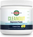 KAL Cleanout Magnesium Plus Psyllium Husk Powder - Lime di limone - Ossido di magnesio con supplemento di fibra - Normativa Support Drink Mix - No Sugar - Garanzia di 60 giorni, 40 Servings, 8.5 OZ