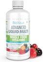 Bio Naturals Liquid Whole Food Multivitamin per Uomo e Donne con Oltre 100 Ingredienti - Superfoods, Omegas, Estratti organici - 100% Vegan - 32 oz