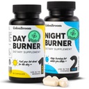ColonBroom Day & Night Burner Supplementi, Pillole per le donne / donne con Inulina, L-carnitina, Coenzyme Q 10, Grain of Paradise e altro, Colon Broom 60 Vegan Capsule Per Container