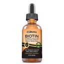MAX Assorbimento Gocce liquide di biotina, 10000mcg di Biotina Per Serving, 60 Serve, Senza Preservativi Artificiali, Vegan Friendly, Supporta la crescita sana dei capelli, Forti Unghie e Pelle di Glowing, Made in USA