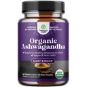 Integratori di Ashwagandha organici ad alta resistenza - Ashwagandha Compresse organiche per il supporto del mood & equilibrio dell'ormone per le donne e gli uomini - Polvere di estratto di radice con pepe nero per un migliore assorbimento - 60 Ct