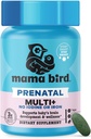 Best Nest Wellness Mama Bird Prenatal Multi Plus Iodio & Iron Free - Vitamina Prenatale per la salute cerebrale e digestiva - Vegan Multivitamin con Methylfolate, Probiotics & More - 30 Caplets