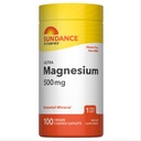 Sundance Magnesium Supplemento | 500mg | Oxide | 100 Caplets ricoperti | Vegetariano, Non OGM e Gluten Free