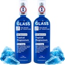 Olio di Magnesio Topical Spray Bottiglia di vetro da Antico Zechstein Mare e Trace Mineral 7 floz - Transdermal Pure Magnesium Spray Olio per Piedi, Rilassamento muscolare, Gambe, Sonno e Salute complessiva