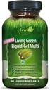 Irwin Naturals Women's Living Green Liquid-Gel Multi - 120 Liquid Softgels - Include 70 Nutrienti essenziali, vitamine e minerali