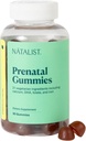 NATALIST Prenatal Gummies per la sua Preconcezione quotidiana e Gravidanza Formula Multivitaminici delle donne + DHA Omega-3 da Algae - Bacche miste, Vegetariano, Senza glutine, Non OGM - 90 Conte