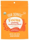 Four Sigmatic Focus Blend 7 Superfoods Adaptogen Blend Mix with Lion's Mane, Cordyceps, Rhodiola, Bacopa & Mucuna | Productivity & Creative Support | Decaf & Dissolves Facilmente | 30 Servings