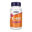 NOW Integratori, Vitamina E-400 IU, D-Alpha Tocopheryl, Protezione Antiossidante, Softgels, 100 Conte (Pacchetto di 1)