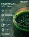 Spirulina Cubes - High Protein, Vitamin-Rich Superfood con Natural Flavor - Vegan, senza glutine Powerhouse Spirulina Pods per Smoothies (1.680, Chilogrammi)