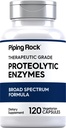 Piping Rock Proteolytic Enzymes Supplement | 120 capsule | Broad Spectrum Complex | Vegetariano, Non OGM, Gluten Free