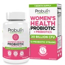 Probulin Womens Probiotic - Vaginal, UT, Gut & Salute Immune con Lactobacillus Reuteri - 20 miliardi di CFU, 12 Probiotici Strains & Prebiotics - 30 Vegan, Gluten Free Capsules for Whole-Body Wellness