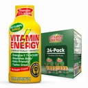 Vitamina Energy B12 11.000% Extra Strength Energy Shot Mango 24 Pack, 260mg Natural Caffeine, B12 & B6, Nootropic Focus, Vitality, Zero Sugar, Gluten-Free, Vegan, Kosher, 1.93 fl oz