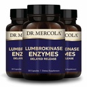 Dr. Mercola Lumbrokinase Enzymes - Delayed Release Formula - Integratore alimentare per il supporto cardiovascolare e energetico - Non OGM, Gluten-Free & Soy-Free - 30 Capsule (30 Serve), 3 Pack