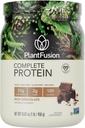 PlantFusion Polvere proteica vegana completa - Polvere proteica vegetale con BCAA, enzimi digestivi e proteine di Pea - Keto, senza glutine, senza soia, senza dadi, senza zucchero, non OGM - Cioccolato 1lb