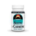 Fonte Naturals Acetyl L-Carnitina, 500mg, 30 compresse