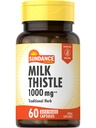 Sundance Milk Thistle 1000mg | 60 capsule di rilascio rapido | Integratore di erbe tradizionale | Formula non OGM e senza glutine