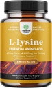 Naturals Craft L-Lysine Free Form Capsule - Integratore L-Lysine ad alta resistenza per la salute degli occhi La sintesi e il supporto immunitario - Aminoacido essenziale - 1000mg per Serving - 100 Count