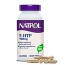Natrol Mood + Stress 5-HTP 100 mg, Integratore alimentare per un bilanciato mood, Capsule per adulti, 30 capsule, Fino a un 30 giorni di alimentazione