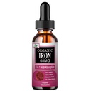 Supplemento di ferro per le donne con vitamina C,6-in-1 Supplemento liquido w/Vitamina B12,Vitamina B6,High Absorption Liquid Iron Drops for Red Blood Cells & Immune Support, Non-GMO, Gluten Free