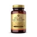 Solgar Folate 1333 MCG DFE Metafolin® 800 mcg Tablets, Originale, 8 once